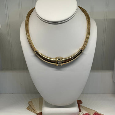 1980’s Gold Mesh Necklace Bloomers and Frocks
